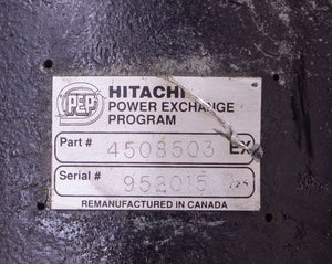 Hitachi 4508503 Hydraulic Swing Motor UH20