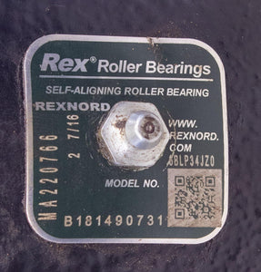 Rexnord Roller Bearings MA220766 Pillow Block Roller Bearing Unit