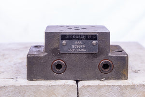 Bosch 959674 D01H N03C Subplate Manifold Hydraulic