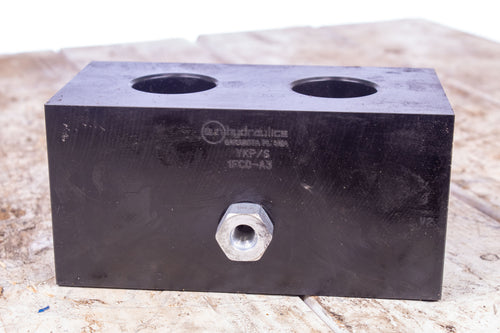 Sun Hydraulics YKP/S 1FCO-A3 Manifold with CSAA EXN Cartridge