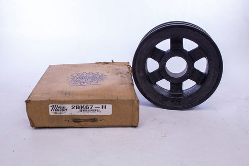 Martin Sprocket & Gear 2BK67-H FHP V-Belt Pulley