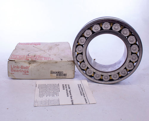 Rexnord Link-Belt Bearings SPHERICAL ROLLER BEARING 22220LBK/W33/C3