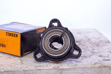 Load image into Gallery viewer, Timken GVFDR 1 Flange-Mount Ball Bearing Unit - 3-Bolt Flange