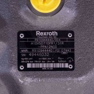 Rexroth R910944440/004 A10VSO071DFR1/31R-PPA12N00 Hydraulic Pump