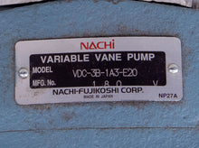 Load image into Gallery viewer, Nachi Variable Vane Pump VDC-3B-1A3-E20