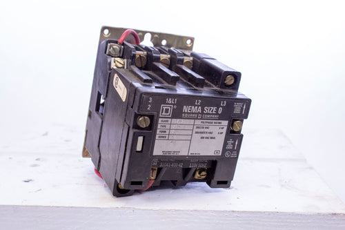 Square D Company SB0 2 8502 Contactor Form S Series A Coil No. 31041-400-42