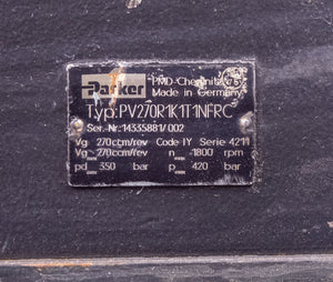 Parker PV270R1K1T1NFRC Hydraulic Pump