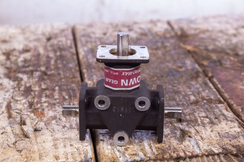 Zero-Max Crown 139815 1A Right Angle Crown 3-Way Gear Drives 1:1 Ratio 3/8