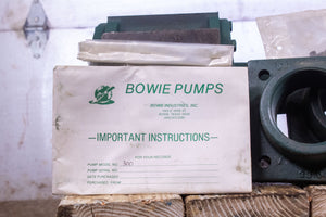 Bowie Industries Series 33 Model 300 Pump