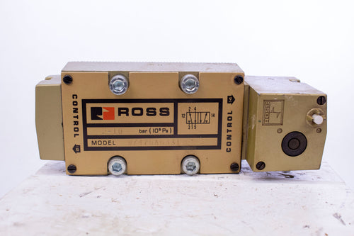 Ross W7476A6331 SINGLE SOLENOID PILOT CONTROLLED VALVE, 2-10 BAR, NNB