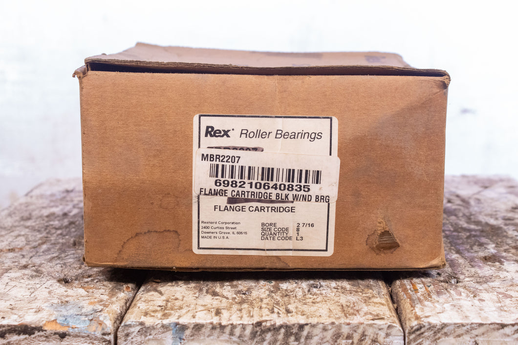 Rexnord Roller Bearings Flange Cartridge Unit MBR2207