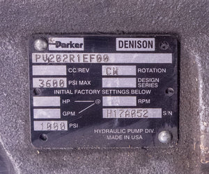Parker Denison PV202R1EF00 Parker Piston Pump