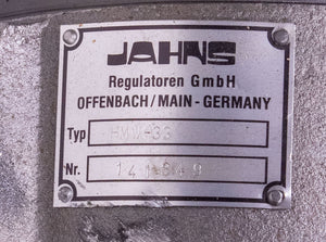 Jahns HMW-33 Hydraulic Pump 141849