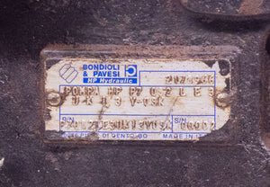 Bondioli & Pavesi Hydraulic Pump HP P7 062 L E 3 U K 1 3 V-OSK P7082LESUK13Y0SA