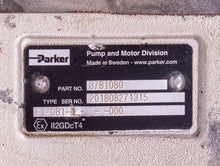 Load image into Gallery viewer, Parker 3781080 AXIAL PISTON FIXED PUMP F1-081-L