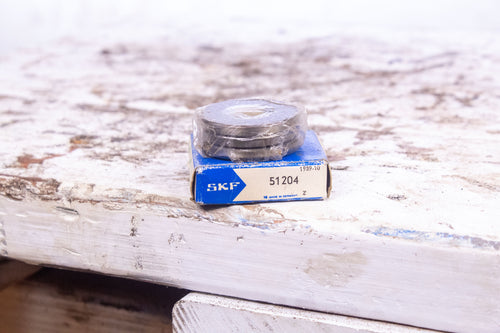 SKF 51204 Thrust Bearing, 20mm ID, 40mm OD, 14mm Width - Seperable