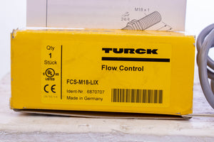 Turck Flow Control Sensor FCS-M18-LIX 6870707