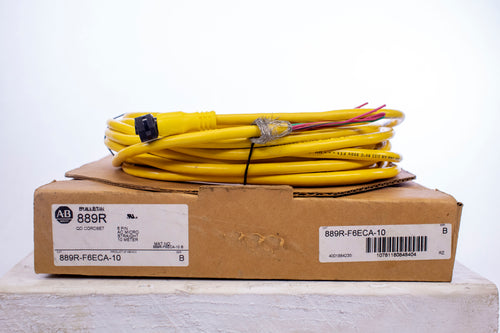 Allen Bradley AB 889R-F6ECA-10 889R QD Cordset 6 Pin AC Micro Straight 10 Meter