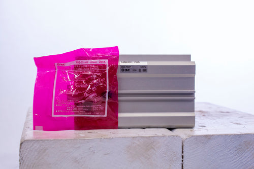 SMC CDQ2A50-75DC Double acting, single rod, compact cylinder with hardware