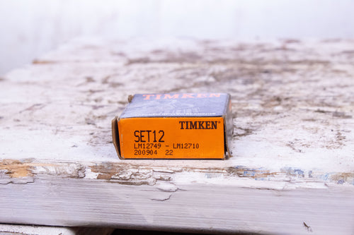 Timken Set12 LM12749 - LM12710 Tapered Roller Bearing Cone and Cup Assembly
