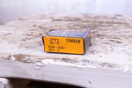 Timken Set3 M12649 - M12610 Tapered Bearing Set