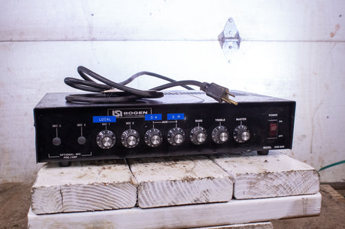 Bogen CHS 100B PA Amplifier Solid State Used Tested Good