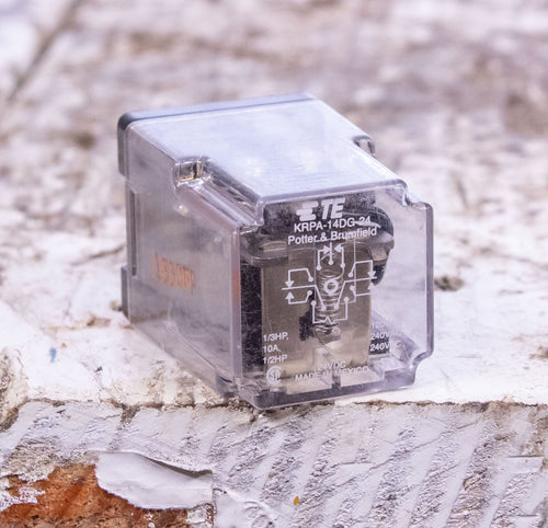 Tcyo Electronics KRPA-14DG 24VDC Plug-In Relay Potter & Brumfield
