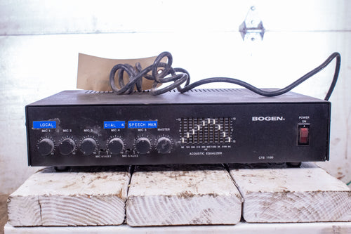 Bogen CTS 1100 PA 100W Powered Mixer Needs Repair