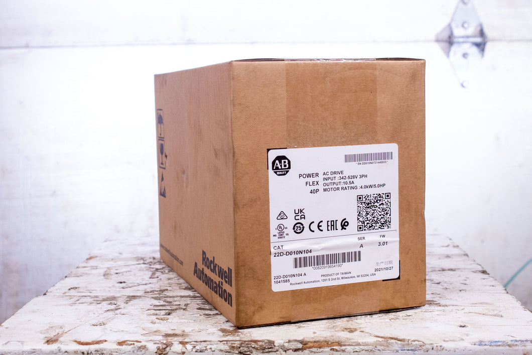 AB 22D-D010N104 AC Drive Powerflex 40P Catalog PLC
