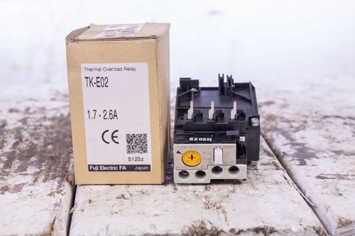 Fuji Electric TK-E02 1.7-2.6A Thermal Overload Relay