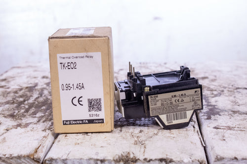 Fuji Electric TK-E02 0.95-1.45A Thermal Overload Relay