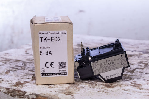 Fuji Electric TK-E02 5-8A Thermal Overload Relay
