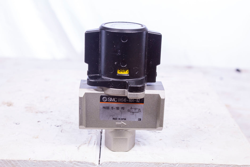 SMC VHS40-N04-BZ valve, 3 port lock out