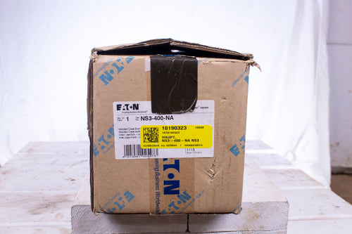 Eaton NS3-400-NA UL/CSA/IEC MOLDED CASE SW 400A 3P SCR TERM.